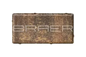 Тротуарная плитка Braer Прямоугольник Color mix Мальва 200*100*40 фотография